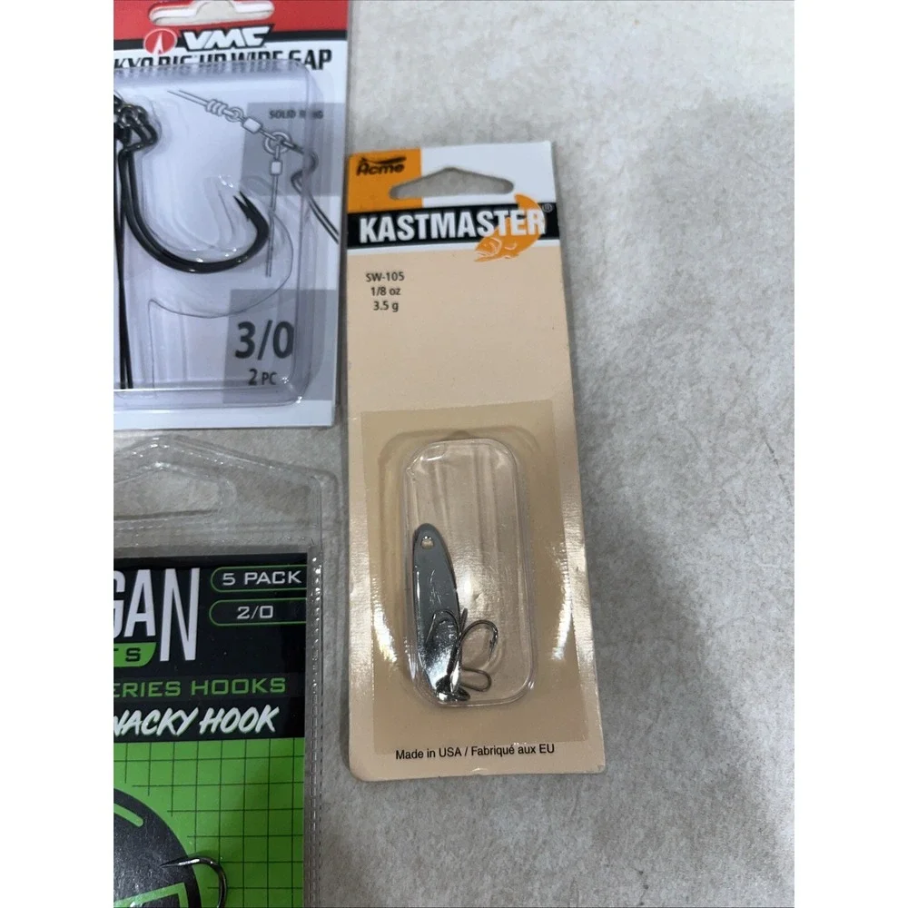 5 Pack Fishing Lot GOOGAN VMC Hooks Heads